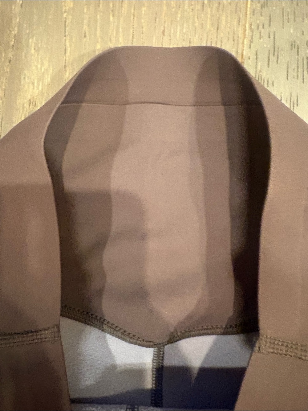 Yelete Active $40 Fleece-Lined High-Waisted Leggings Chocolate Brown M like new - Picture 5 of 9